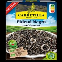 FIDEUA NEGRA CON CALAMARES 10 UD
