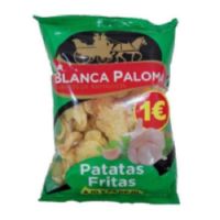 PATATAS FRITAS AJO PEREJIL "LA BLANCA PALOMA" 110GR 12UD
