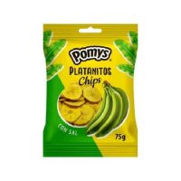 PLATANITOS CHIPS CON SAL POMYS 75GR 15UD