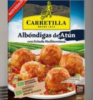 ALBONDIGAS DE ATUN CON FRITADA 10 PAQ